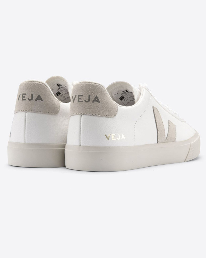 Sneakers femme Campo Chromefree Leather Extra White Natural - Veja