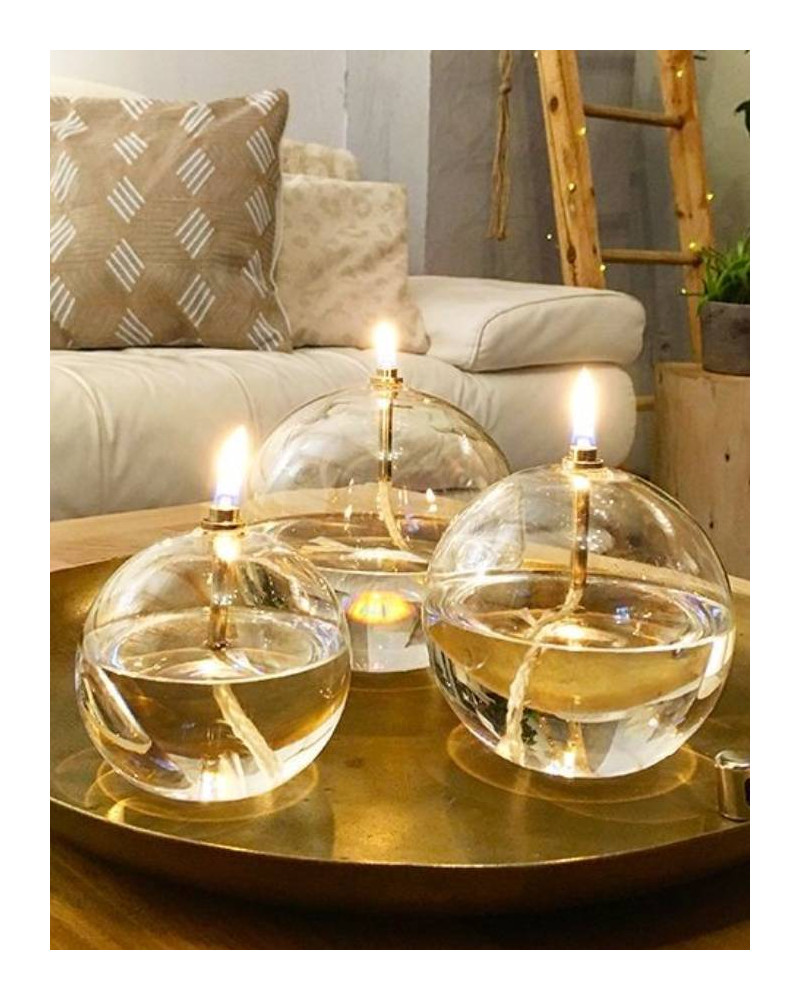 Lampe à huile de salon transparente - Lampes à poser
