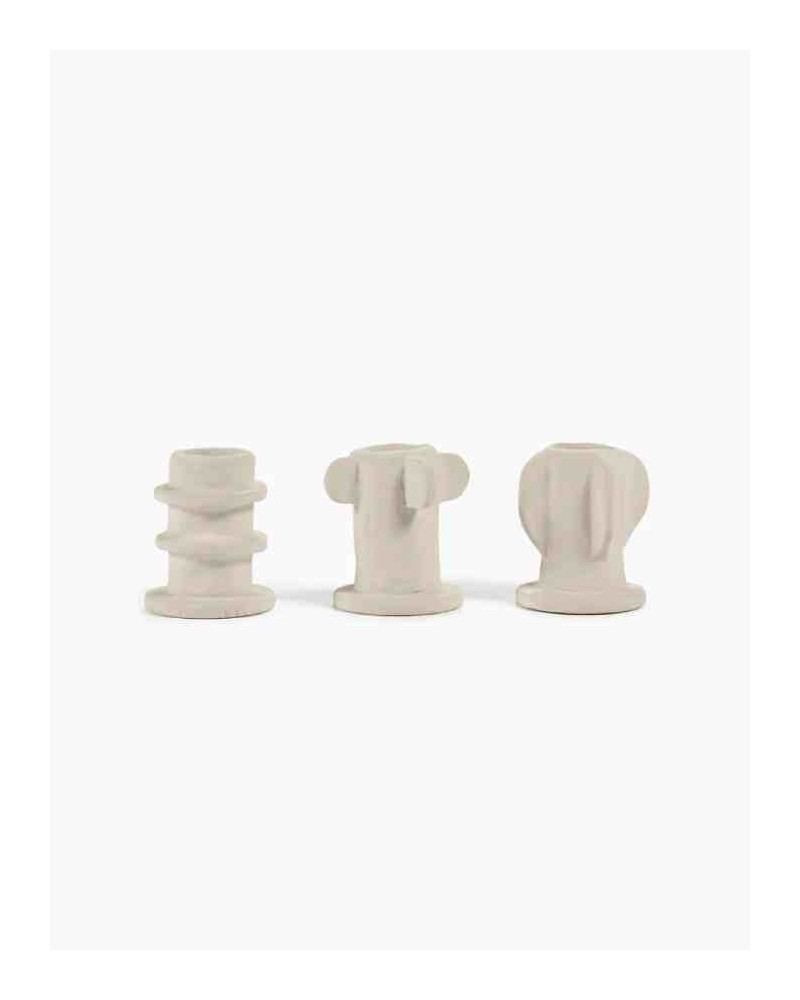 Bougeoir Candel Holder 02 Ass/3 Beige Molly - Serax I Trentotto